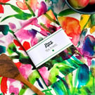 Happy Flowers Tea towel
