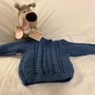 Baby Aran style jumper