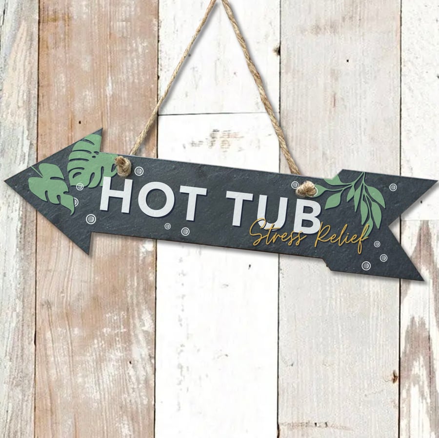 Hot Tub Arrow Slate
