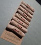 Set of eight large chunky driftwood toggle buttons - Image 5