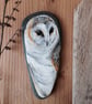 Owl Painted Pebble - Image 1