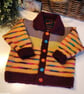 SALE Cosy Baby Hand Knitted Cardigan 9-18 months size