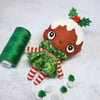 Christmas Pudding Art Doll D