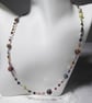 Sterling Silver and Gemstone Stars and Planets Necklace