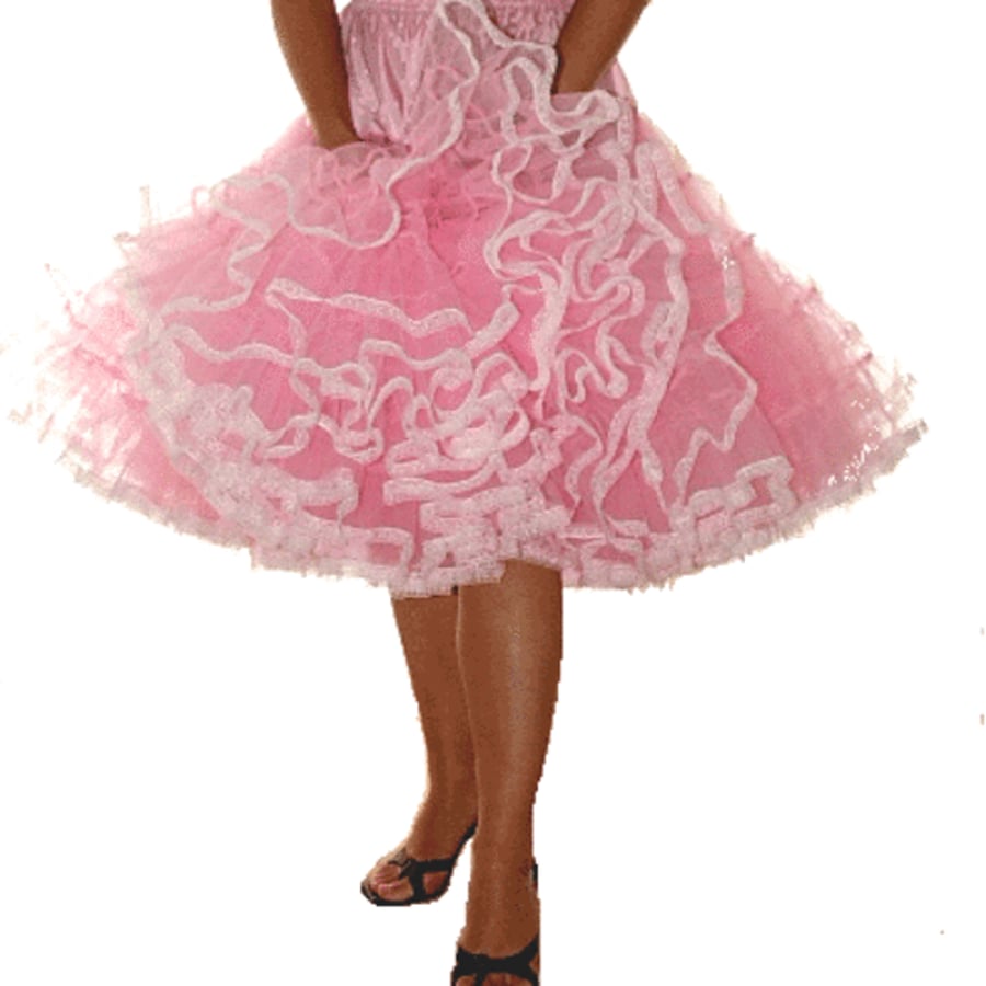 Rock'n'Roll stiff net petticoat 50's style beau... - Folksy