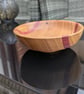 Handmade Oak, Purple heart & Lacewood Wooden Bowl, small fruit bowl - Image 5