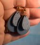Layered Botanical Teardrop Earrings - Image 2
