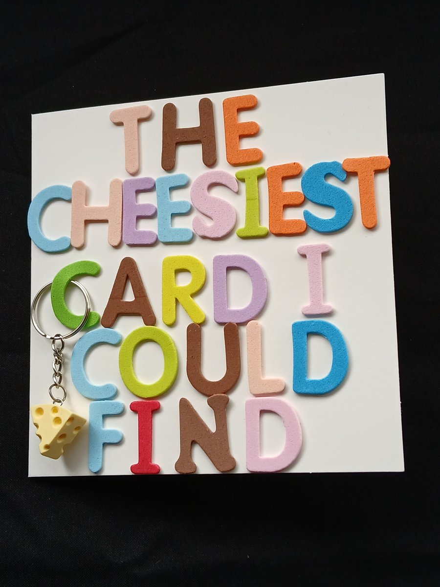 Humourous keyring card