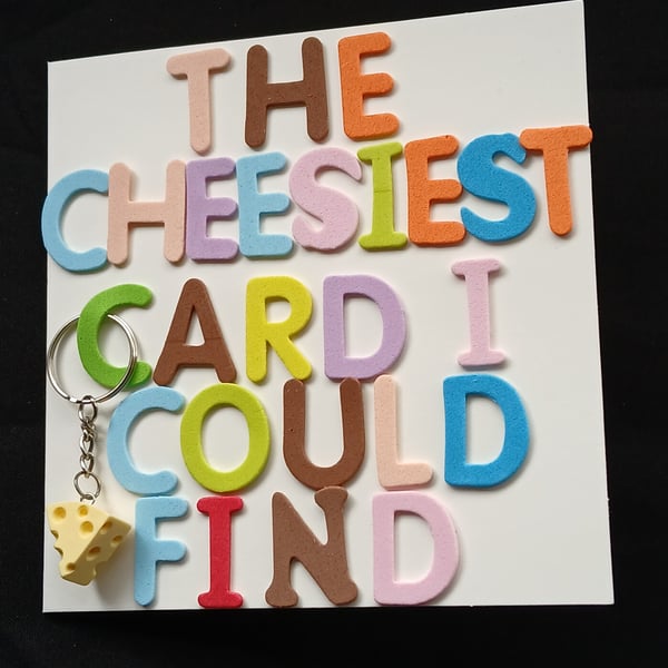 Humourous keyring card