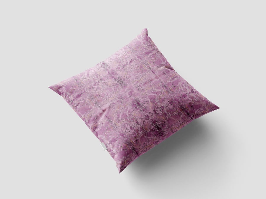 1 Cushion - LILAC OLD LACE - Professionally PRINTED Throw Pillow Fabric by Livz