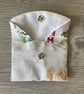 Vintage Embroidered Cross Stitch Purse Pouch - Image 5