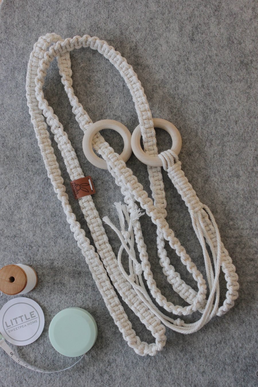 Handmade Macramé Yoga Mat Strap 