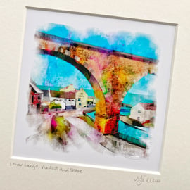 Lower Largo, Viaduct and Shore. Size 1.