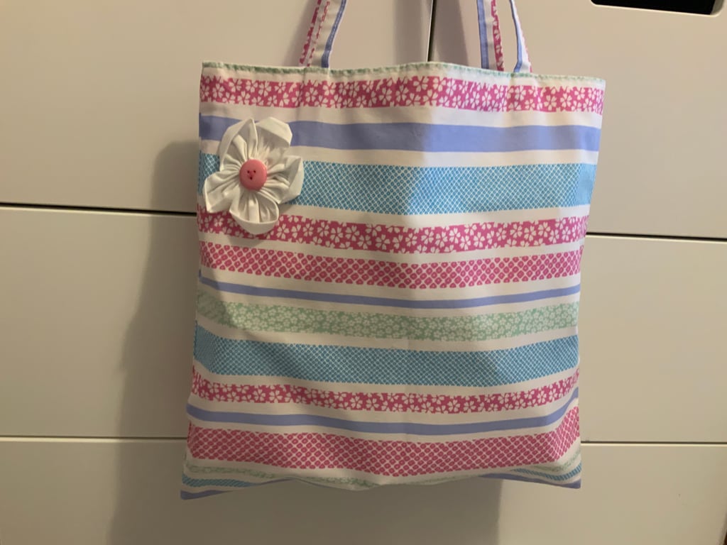 Perfectly Imperfect, Floral Eco Bag, Reusable Bag, Shopping Bag, Teachers Bag