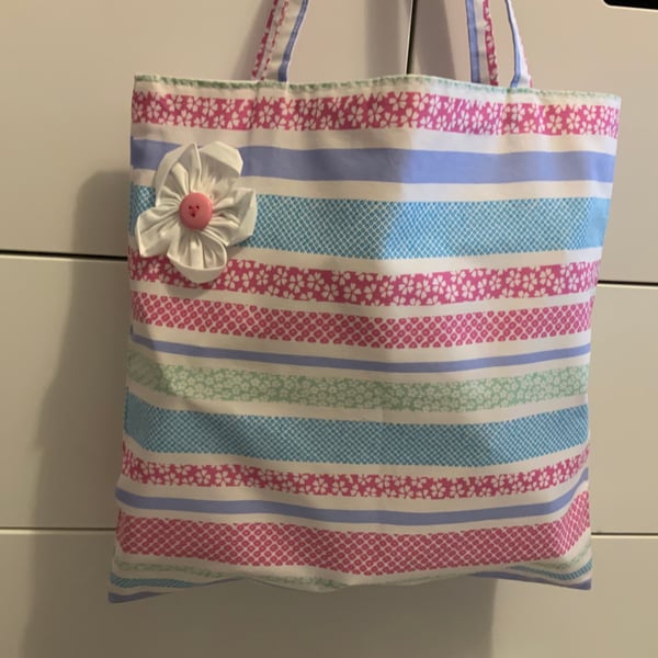 Perfectly Imperfect, Floral Eco Bag, Reusable Bag, Shopping Bag, Teachers Bag