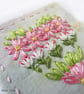 HAND EMBROIDERED GREETING CARD - HEART VALENTINES DAY - Image 2