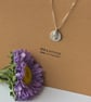 .999 Fine Silver Layered Double Disc Pendant Necklace, Textured Sea Pebble - Image 6