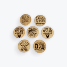 Personalised Bamboo Bottle Opener for Dad - Father's Day Gift - Engraved Wooden 