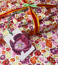 Colourful Tulip Gift Wrap with Matching Tag – Spring Floral Wrapping Paper  - Image 3