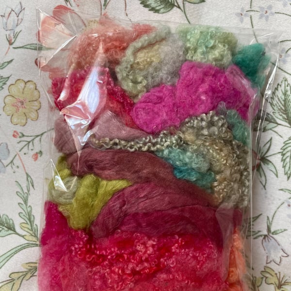 Hand Dyed Texture Pack for Felters & Spinners