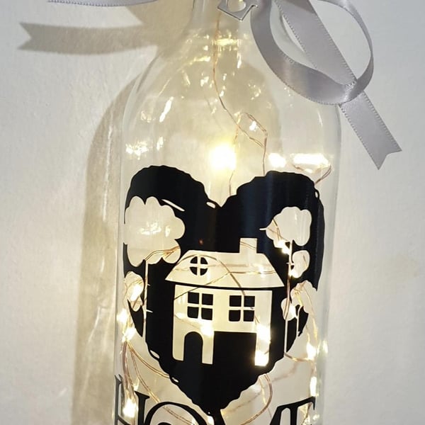 New Home Bottle Lamp Housewarming Gift