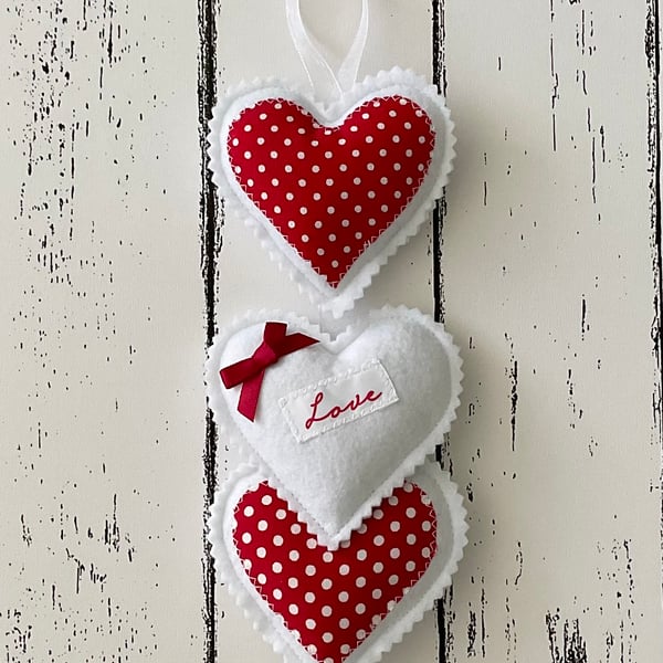 Handmade Hanging Heart Decoration 