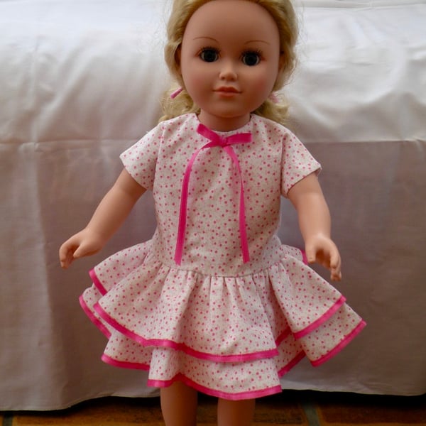 Handmade 18 Inch Dolls Dress