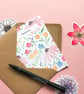 Thank You Wildflower Card Blank A6 - Image 5