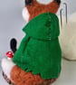 Needle Felted whimsical Fox - Woollen Decoration  - Image 4