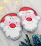 Personalised Father Christmas hanging decoration santa
