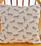 Feature Cushion with Pad: Unicorn design 17" (43cm), Handmade Throw Pillow - Image 2