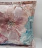 Dusky pink flower 18" cushion cover. - Image 2