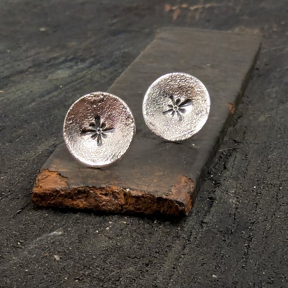 Sterling Silver North Star stud earrings, STUD earrings