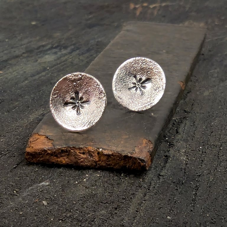 Sterling Silver North Star stud earrings, STUD earrings