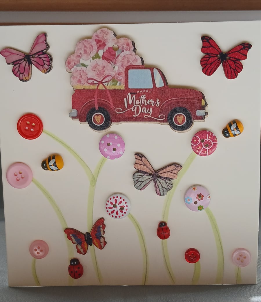 Handmade Mother's day card