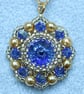 Little Sapphire Blue Crystal Pendant  - Image 2