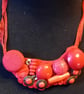 Red Button Necklace - Image 2