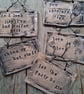 LAST ONE! rustic ceramic pottery sign you absolute star - Image 2