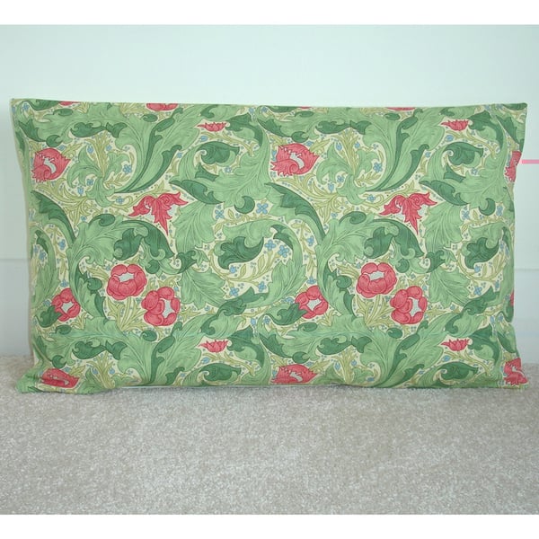 William Morris Batchelors Button Cushion Cover 12x16 inch Oblong Bolster