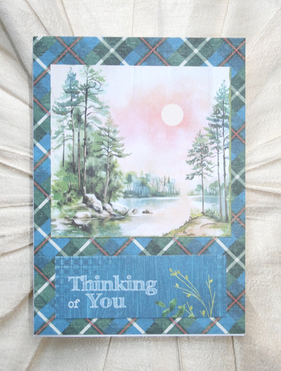 Vintage-style greeting card - Thinking of you card - Supportive Card