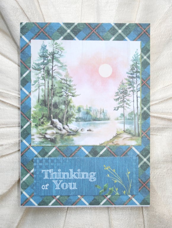 Vintage-style greeting card - Thinking of you card - Supportive Card