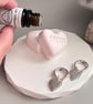 Diamond Edge Tray Gift Set - Tea Light Holder & Heart Oil Diffuser Choice