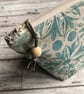 Hand Printed Linen Wash Bag, Toiletry Bag, Accessory Bag - Image 2