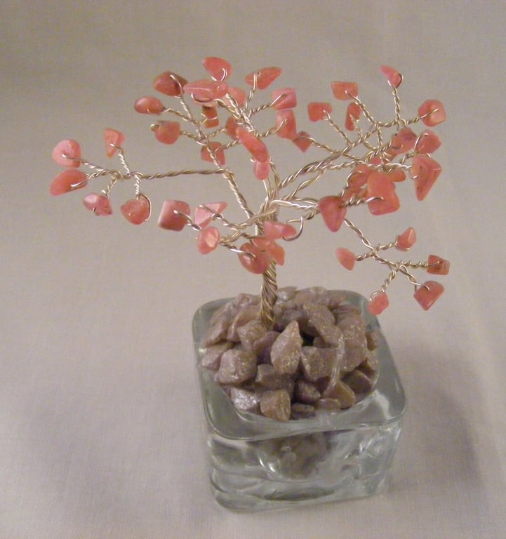 Rhodonite Gemstone Tree