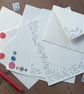 Illustrated letter paper and envelopes with a mix of original designs - Image 2