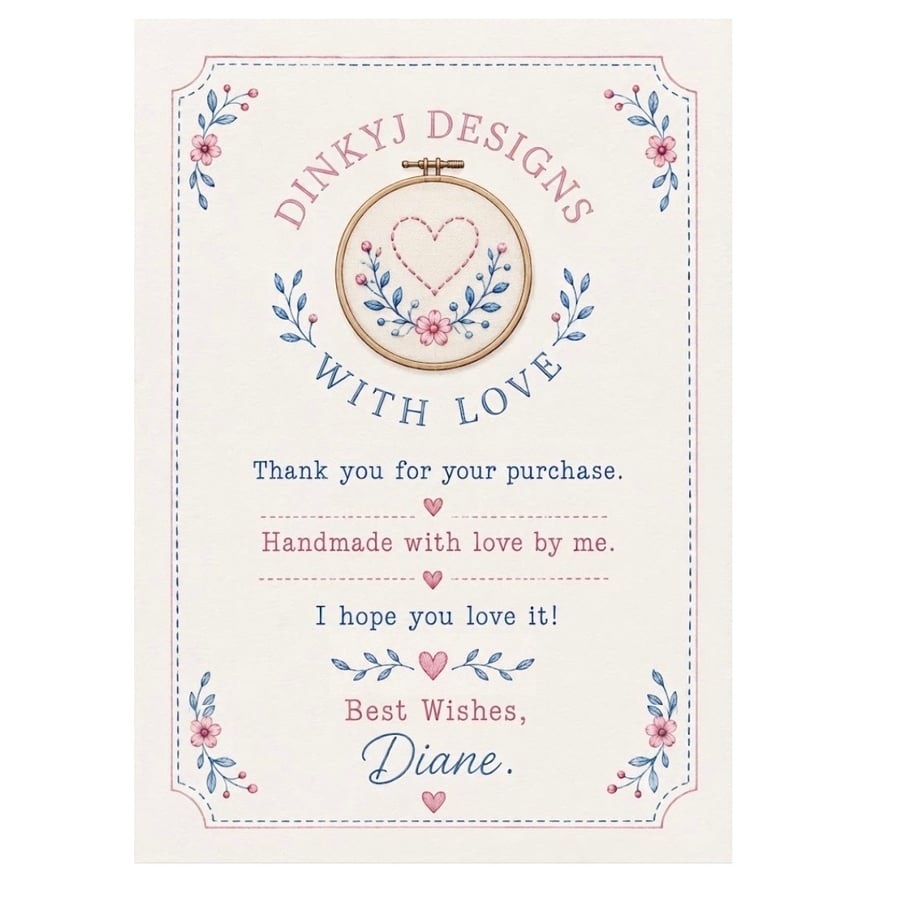 Thank you notes for Diane