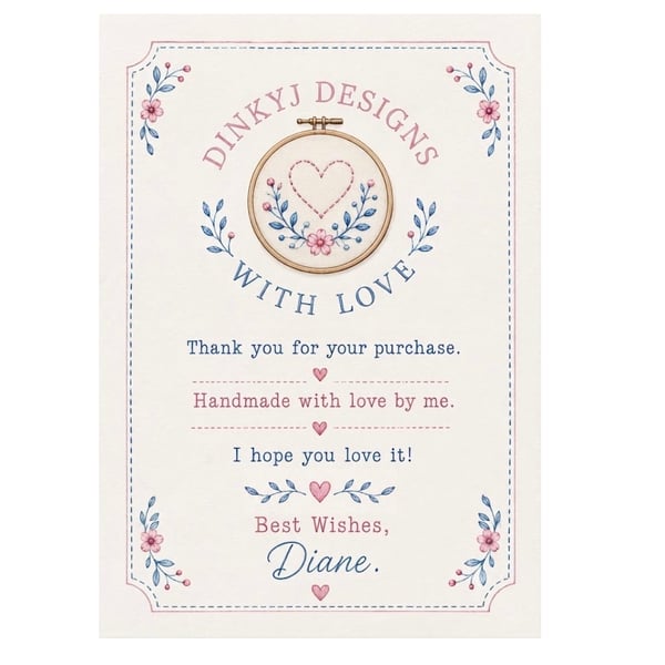 Thank you notes for Diane