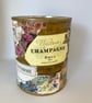Vintage Wine Bottle Labels Upcycled French Art, Styled Tin Can - Image 3