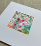 Original art card, blank card, hand painted, mixed media card for art lovers - Image 3