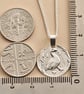 Goose Engraved Sterling Silver Coin Necklace - Image 4